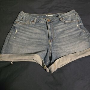 Sonoma Women's Blue Denim Shorts